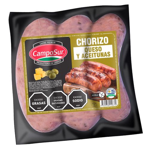 Chorizo Queso y Aceituna CAMPOSUR al vacío x 300 g