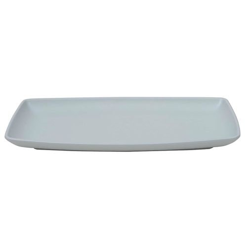 Plato rectangular melamina blanco 33,1 x 16,8 x 3,5 cm