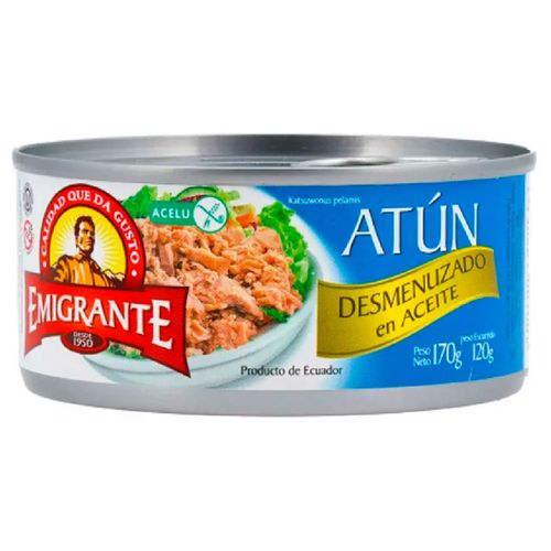 Atún Desmenuzado en Aceite EL EMIGRANTE 170 g
