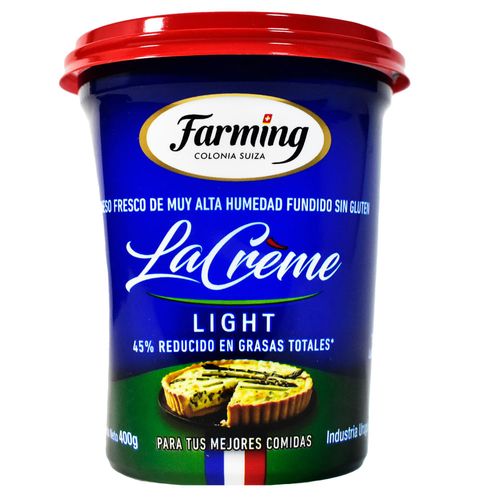 Queso Untable La Creme Light FARMING 400 g