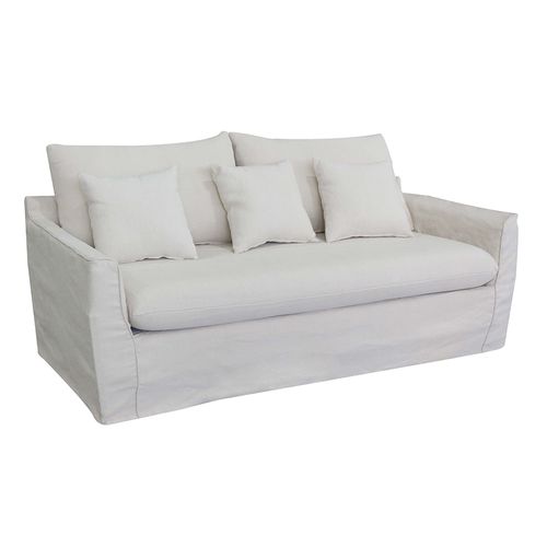 Sofá 2 Cuerpos Beige 197x99x90 cm