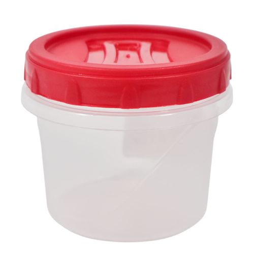 Contenedor Tapa Rosca 300 ml Rojo