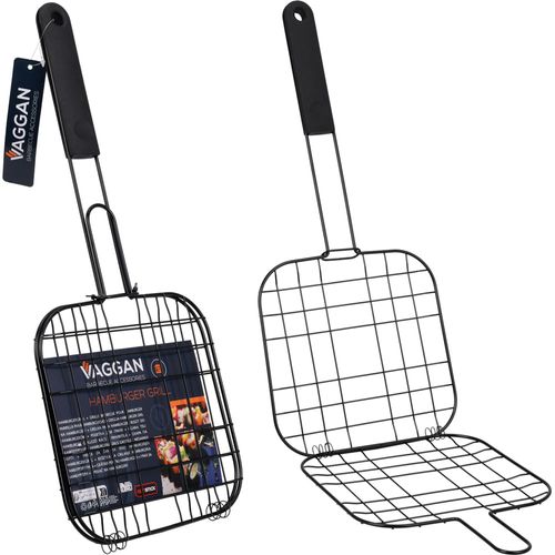 Parrilla Plegable 20x20x38 cm Acero Inox.