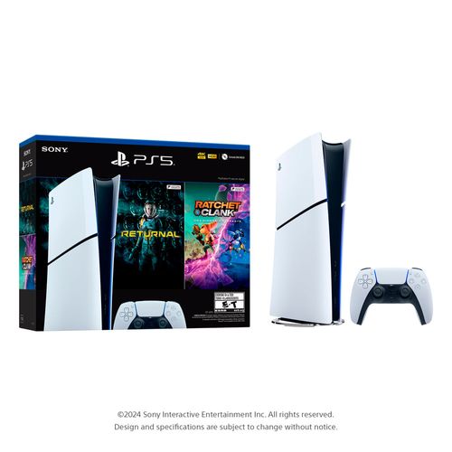 Consola PLAYSTATION 5 Digital - Incluye Returnal y Ratchet & Clank)