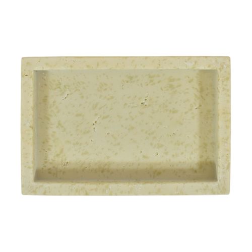 Jabonera en poliresina beige