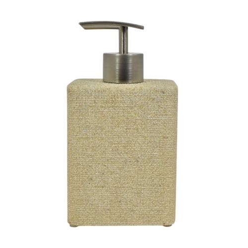 Dispensador de Jabón en Poliresina Beige