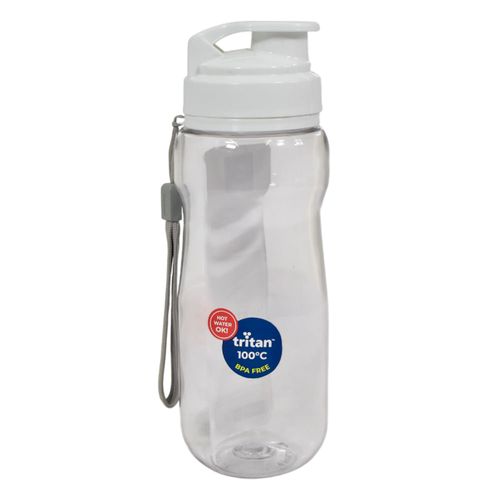 Botella en tritan 550 ml súper lock blanco