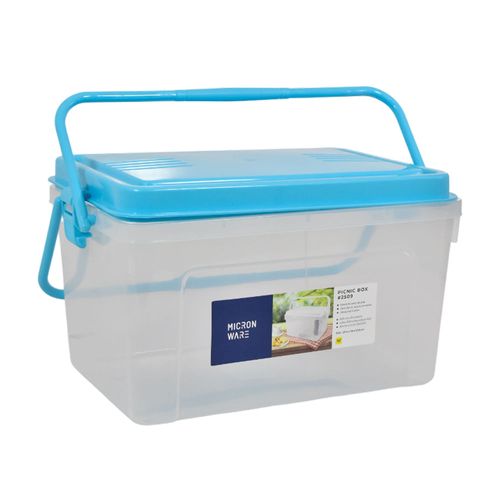 Caja Organizadora con Asas 39x25xh23 cm Azul