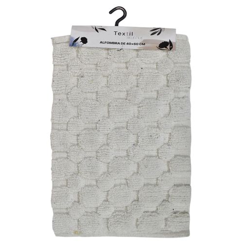 Alfombra bulky 40 x 60 cm color blanco