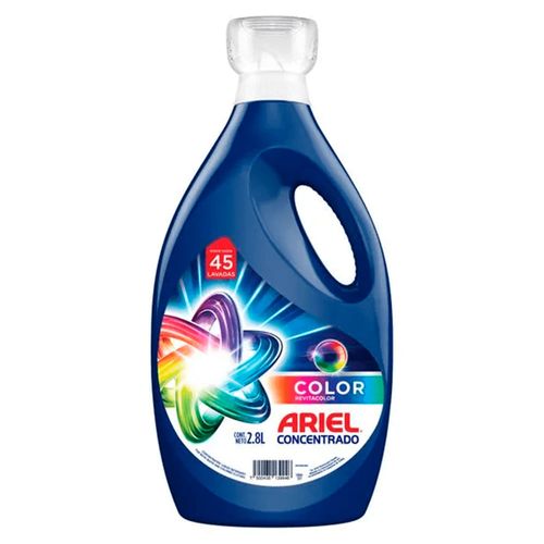 Detergente Líquido ARIEL Color 2800 cc