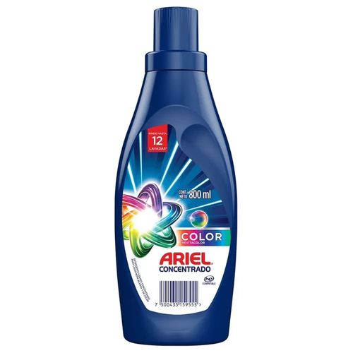 Detergente Líquido ARIEL Color 800 cc