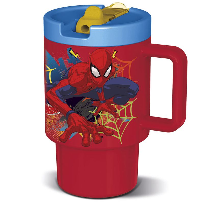 Bazar-Plastico-Jarra-Vaso-530-ml-Spiderman-83556-0