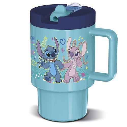 Bazar Plástico Jarra Vaso 530 ml Stitch 75056