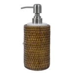 Dispensador-de-jabon-en-ceramica-y-rattan-0