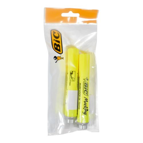 Resaltador BIC 2 un. Amarillo