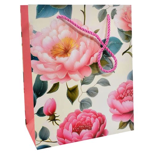 Bolsa de Regalo Flores 18x23x10 cm