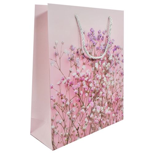 Bolsa de Regalo Flores 26x32x10 cm