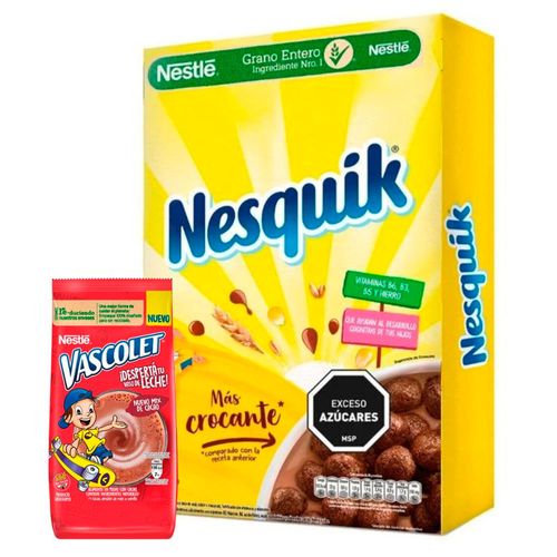 Cereal Nesquik Matinal 210 g+ Vascolet 80 g Regalo