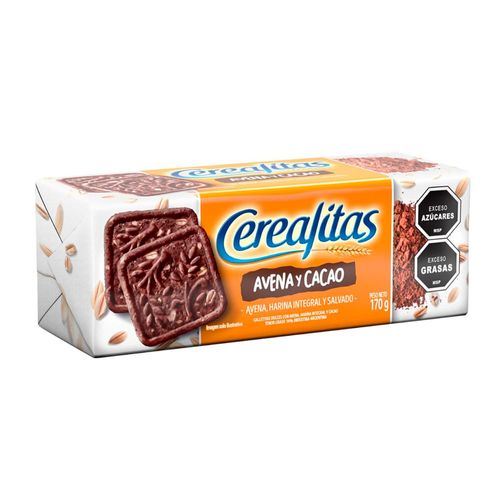Galletitas Cerealitas Avena y Chocolate 170g