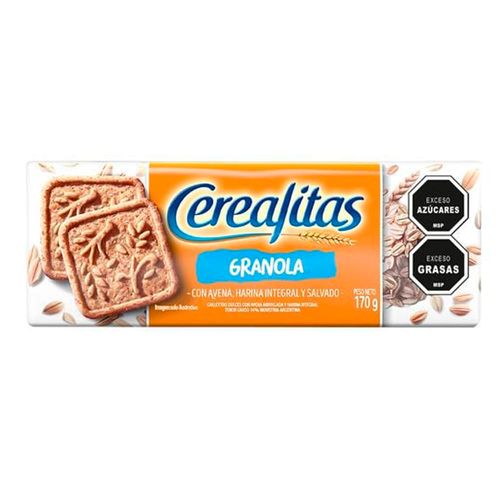 Galletitas CEREALITAS granola 170g