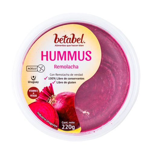 Hummus remolacha pote 210g