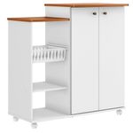 Armario-Multiuso-Practico-2-p-con-Ruedas-87x87x42-cm-1