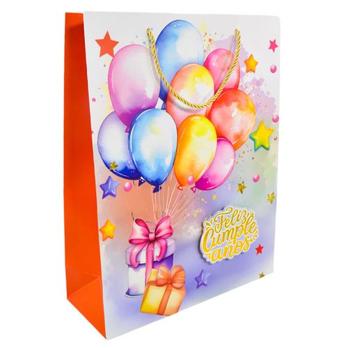 Bolsa de Regalo Estampada 31x40x12 cm
