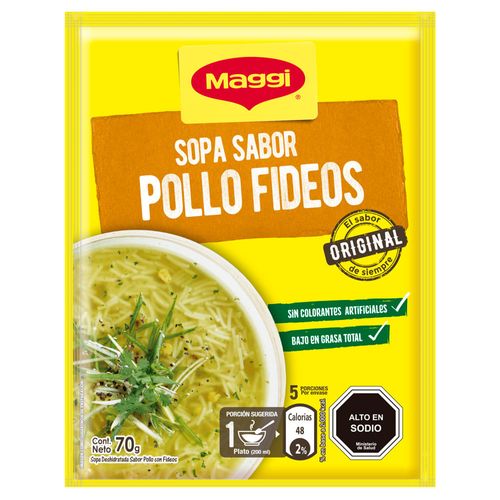 Sopa pollo con fideos MAGGI 70 g