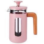 Cafetera-350-ml-Vidrio-y-Acero-Inox-Rosa-0