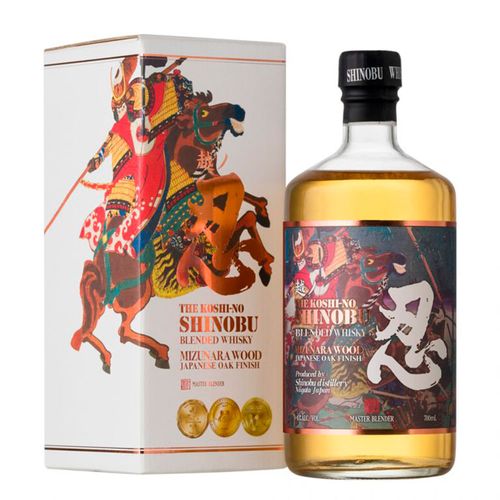 Whisky Japonés SHINOBU Mizunara Wood 700 ml