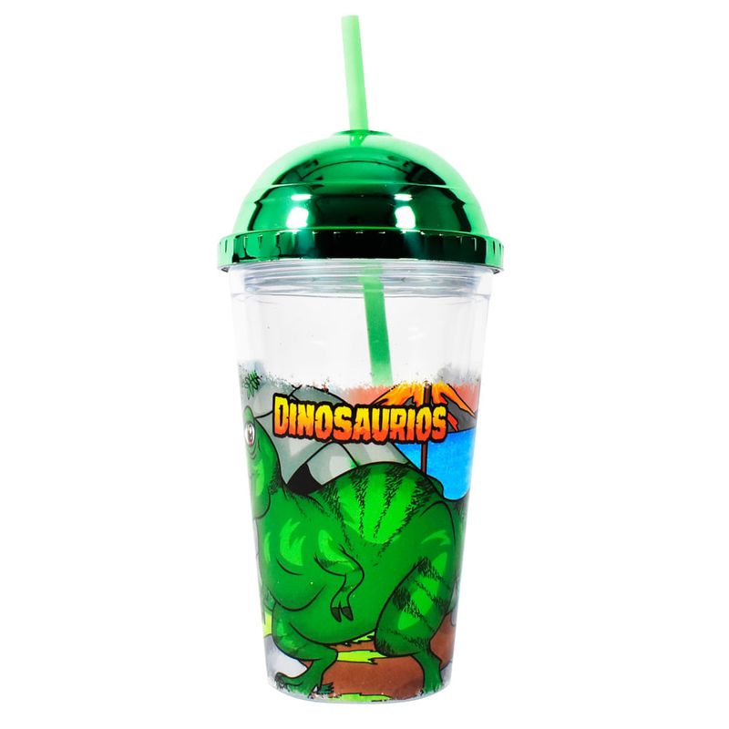 Vaso-Doble-Pared-Cromo-Color-Dinosaurios-450-ml-0