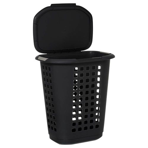 Canasto para ropa 63 L negro