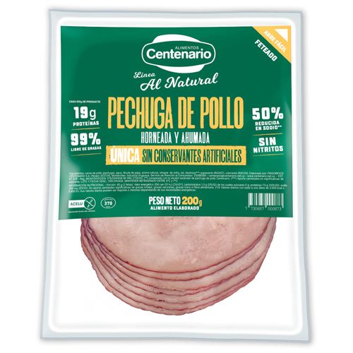Pechuga de Pollo Ahumada Fetas al Vacío 200 g