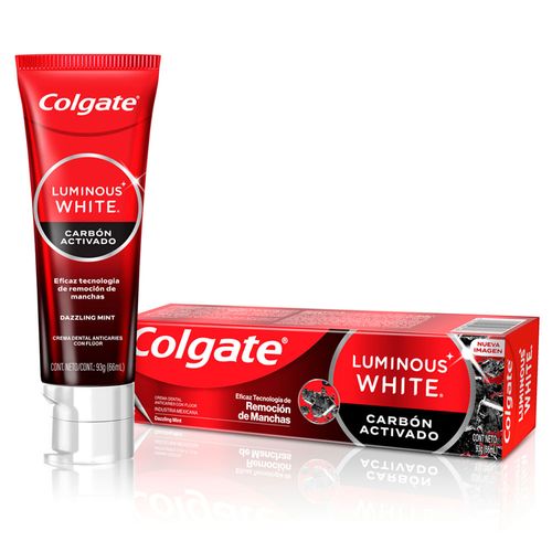 Pasta Dental COLGATE Luminous Charcoal 90 g