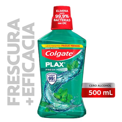 Enjuague Bucal COLGATE Plax Menta 500 ml