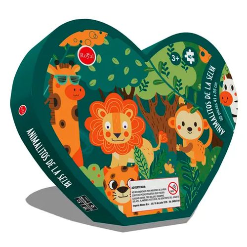 Puzzle 40 Piezas Animales Selva Sgyw 0008