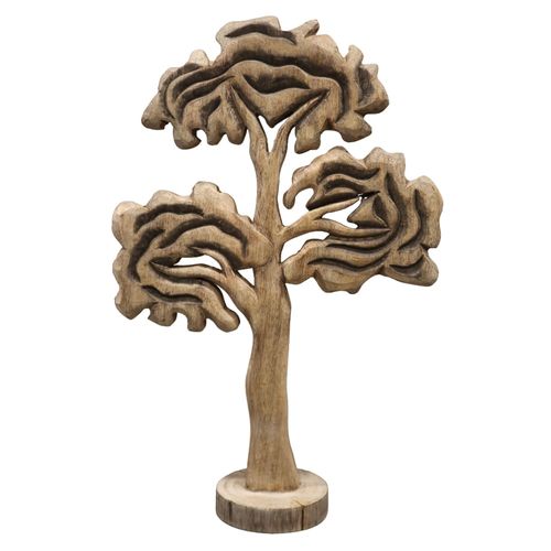 Árbol Tallado en Madera 35,5x11x53 cm fo-2462