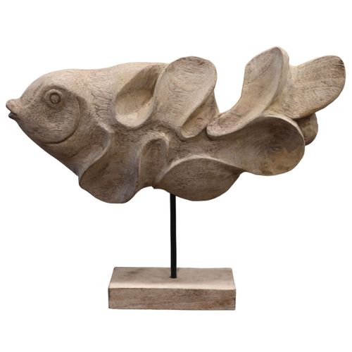 Talla abstracto con soporte 46x9x36 cm FA-2899