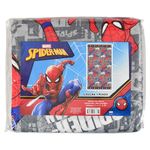 Colcha-Infantil-140-x-220-cm-Ultra-Spiderman-Gris-0