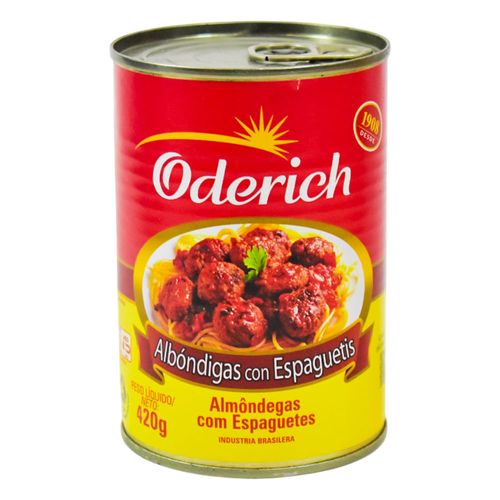 Albóndigas con Espaguetis ODERICH 420 g