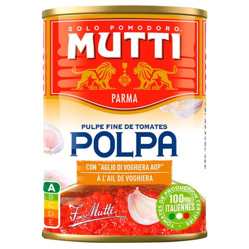 Pulpa de tomate con ajo MUTTI 400 g