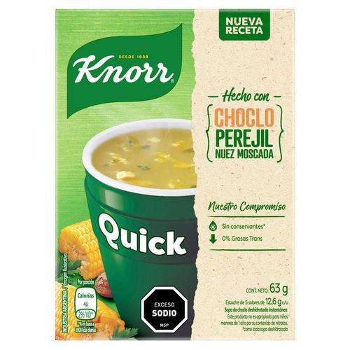 Sopa choclo KNORR quick 5 un.