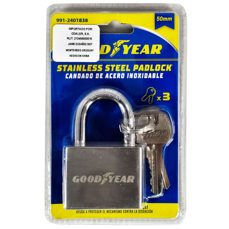 Candado-GOODYEAR-Plateado-50-mm-0