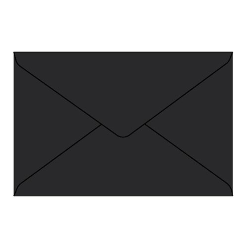 Sobre Tarjeta Negro 105x7 cm 120 g Medoro 10 un.