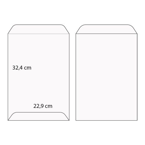 Sobre Blanco A4 23x32 cm Medoro 10 un.