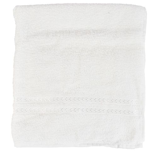 Toalla Baño 65x140 cm Af-1671 Paris Blanco 07
