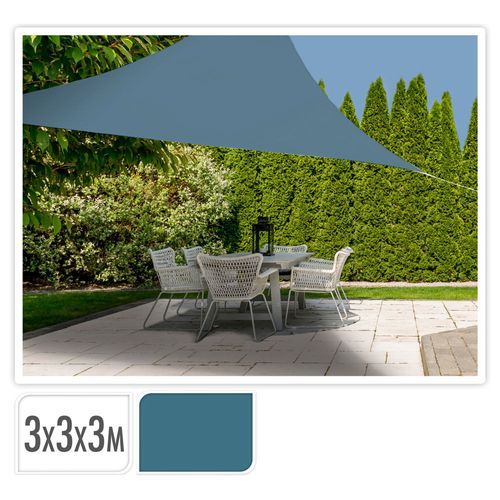 Vela Triángulo 3x3x3 cm Azul