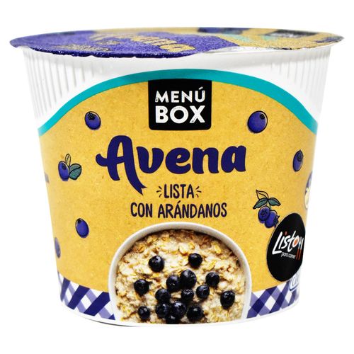 Avena Lista MENÚ BOX Arándanos 64 g