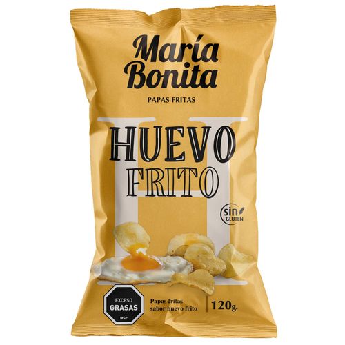 Papas fritas MARÍA BONITA Huevo Frito 120 g