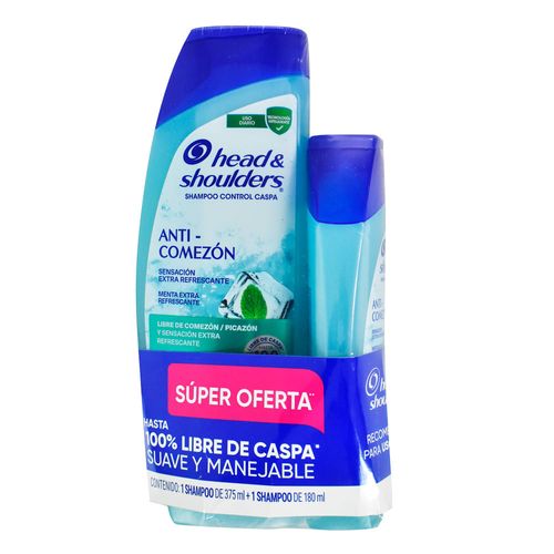 Pack H&S Anti Comezon 375 ml + 180 ml